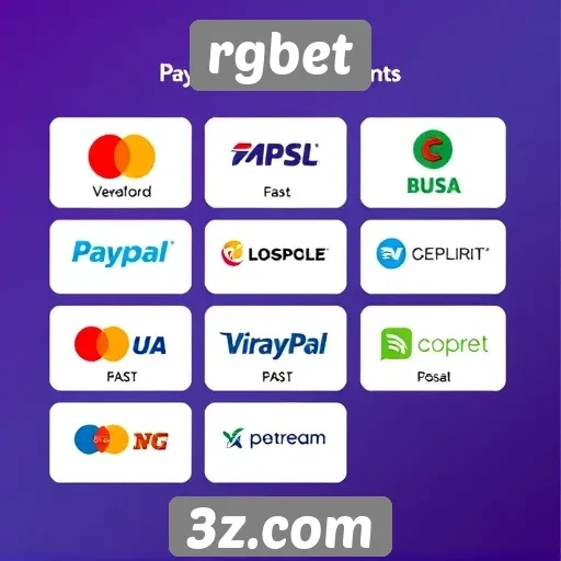 Métodos de pagamento disponíveis na rgbet